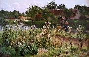 Emile Claus The river Lys at Astene china oil painting artist